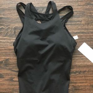 Athleta tenacity support top (black)